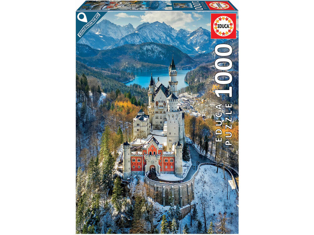 Puzzle 1000 Castillo De Neuschwanstein Desde El Aire Educa 19261