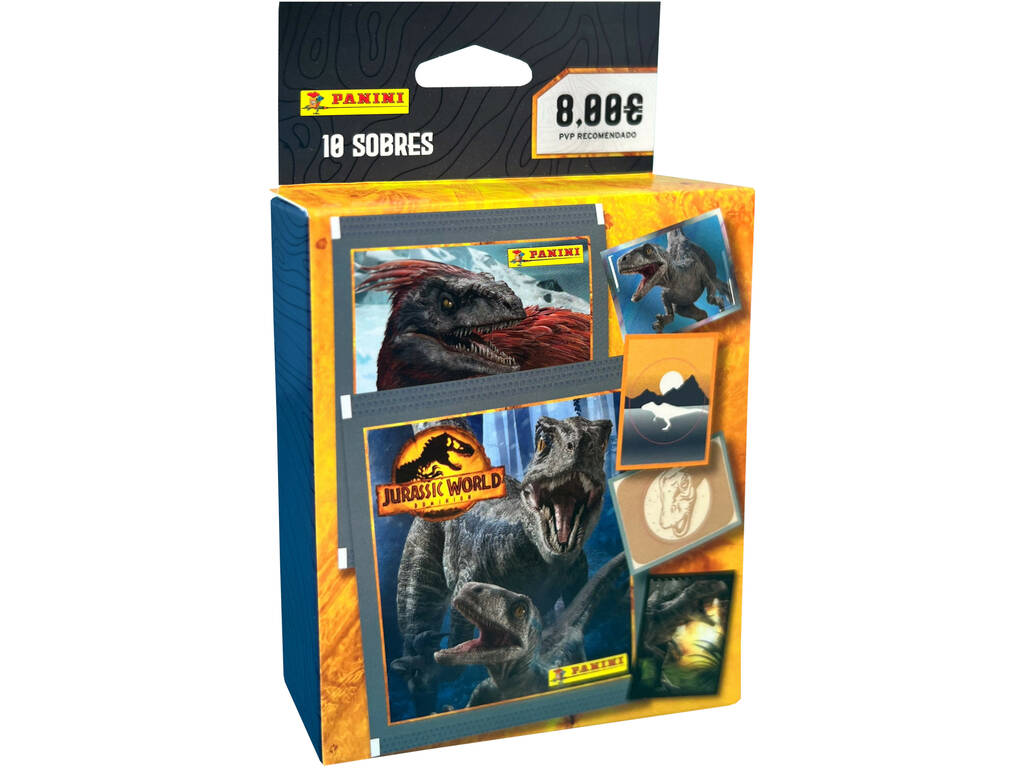 Ecoblister Jurassic World Dominion avec 10 enveloppes Panini