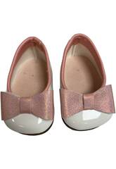 Merceditas-Schuhe mit rosa Schleife von Berjuan 80002