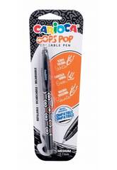 Carioca Blister 1 Bolgrafo Oops Recargable Negro