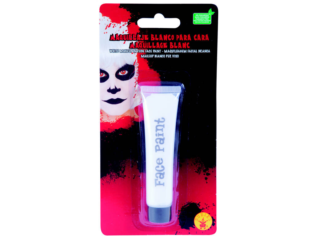 Maquillage Blanc pour Visage Rubies 32601