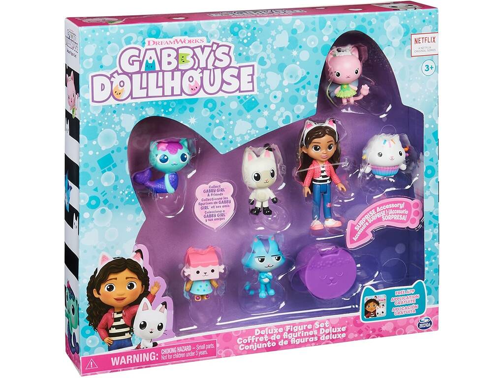 La Casa delle Bambole di Gabby Set di Figure Deluxe Spin Master 6060440