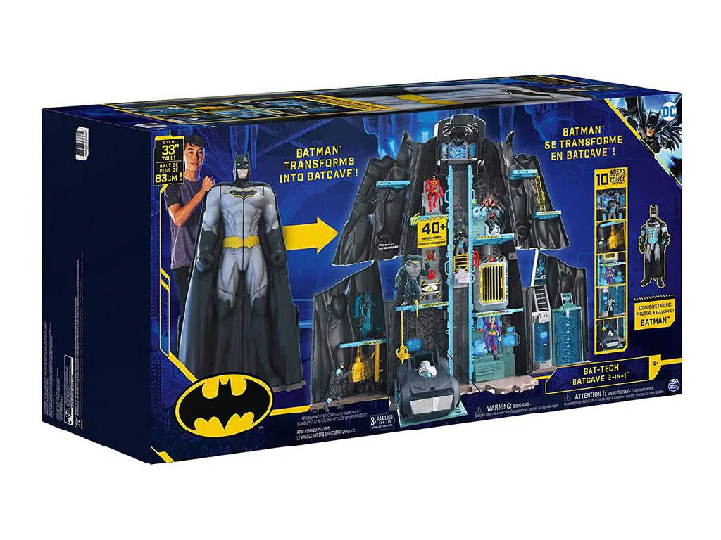 Batman PlaySet Trasformabile Batcaverna Spin Master 6060852