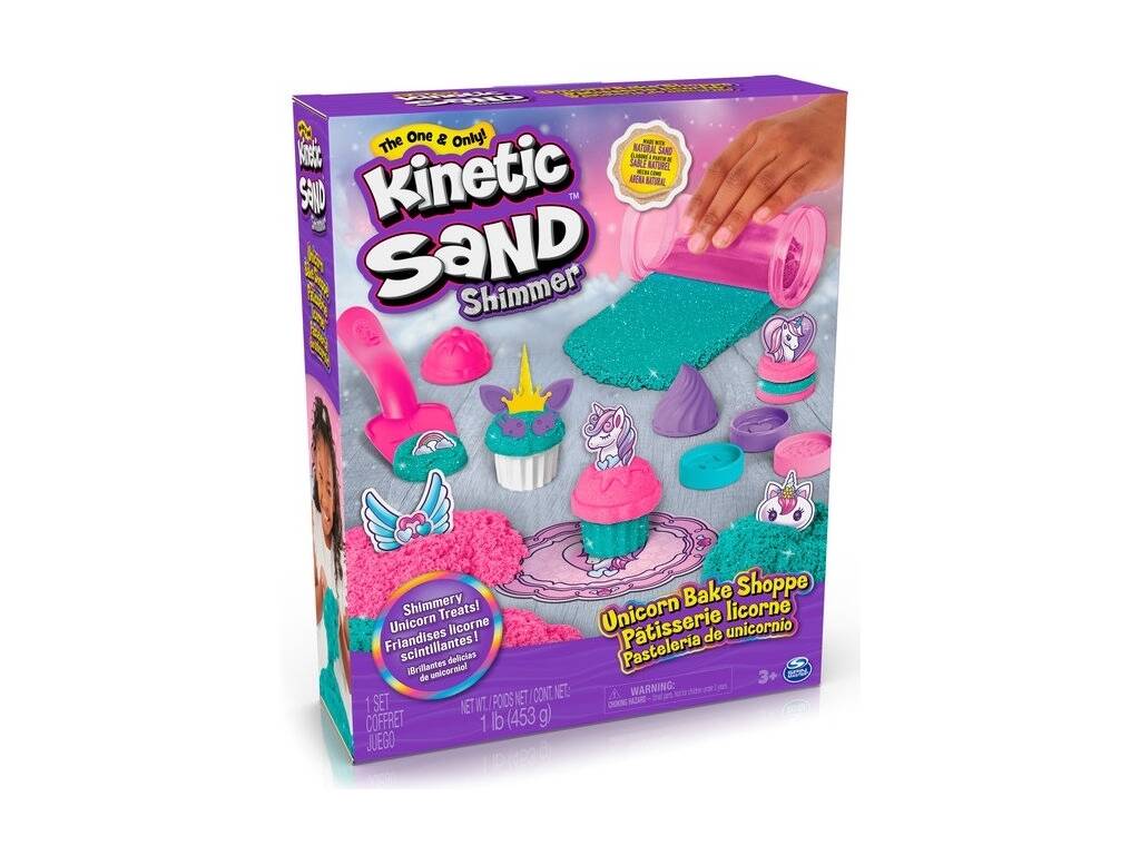 Acheter Kinetic Sand Shimmer Unicorn Bake Shoppe Spin Master 6065201 -  Juguetilandia