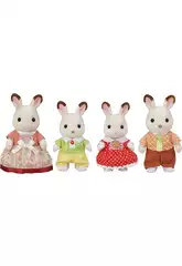 Sylvanian Families Famille Lapin Chocolat Epoch To Imagine 5655