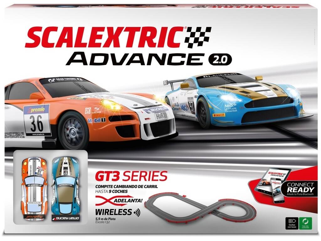 Scalextric Advance 2.0 Circuit GT3 Serie E10402S500