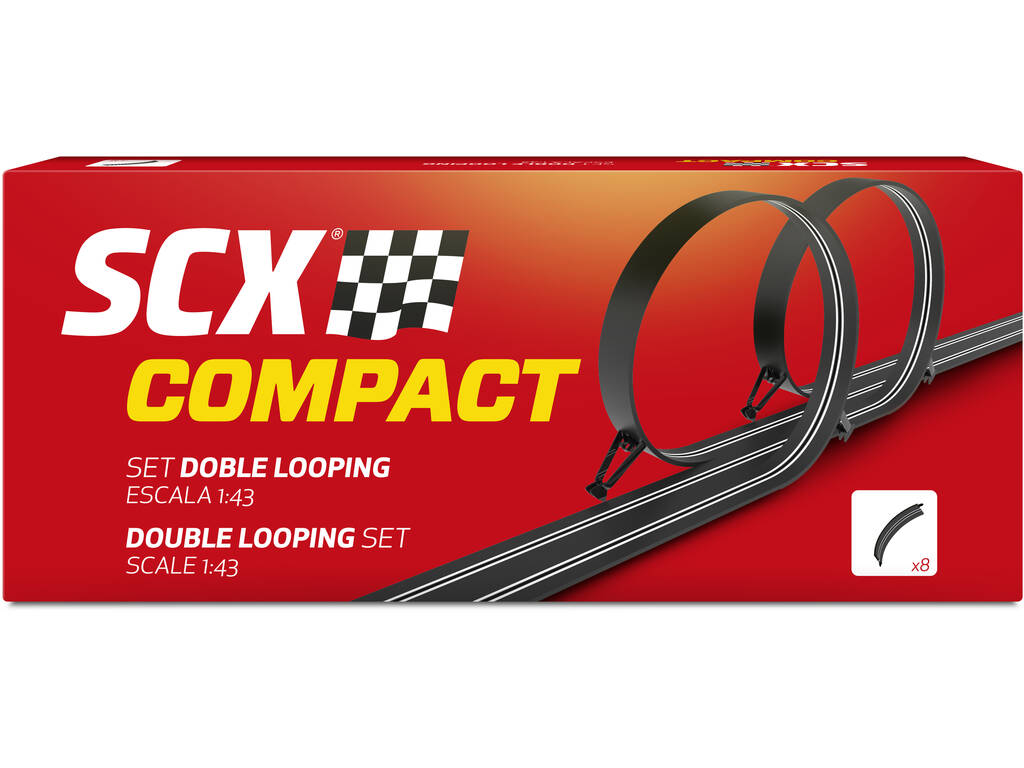 Scalextric Compact Set Double Looping C10380X100
