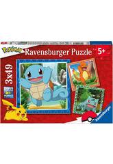Puzzle Pokmon 3x49 Piezas Ravensburger 5586