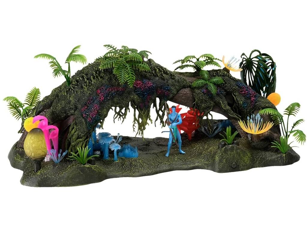 Avatar Playset Omatikaya RainForest di Pandora con figura di Jake Sully McFarlane Toys TM16408