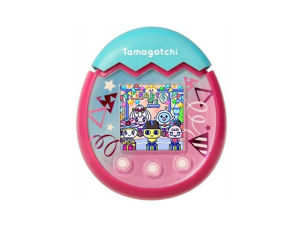 Bandai - Tamagotchi - Tamagotchi PIX - Pink Floral - Animal  electrónico virtual con pantalla a color, botones táctiles, juegos y cámara  - 42911 : Juguetes y Juegos
