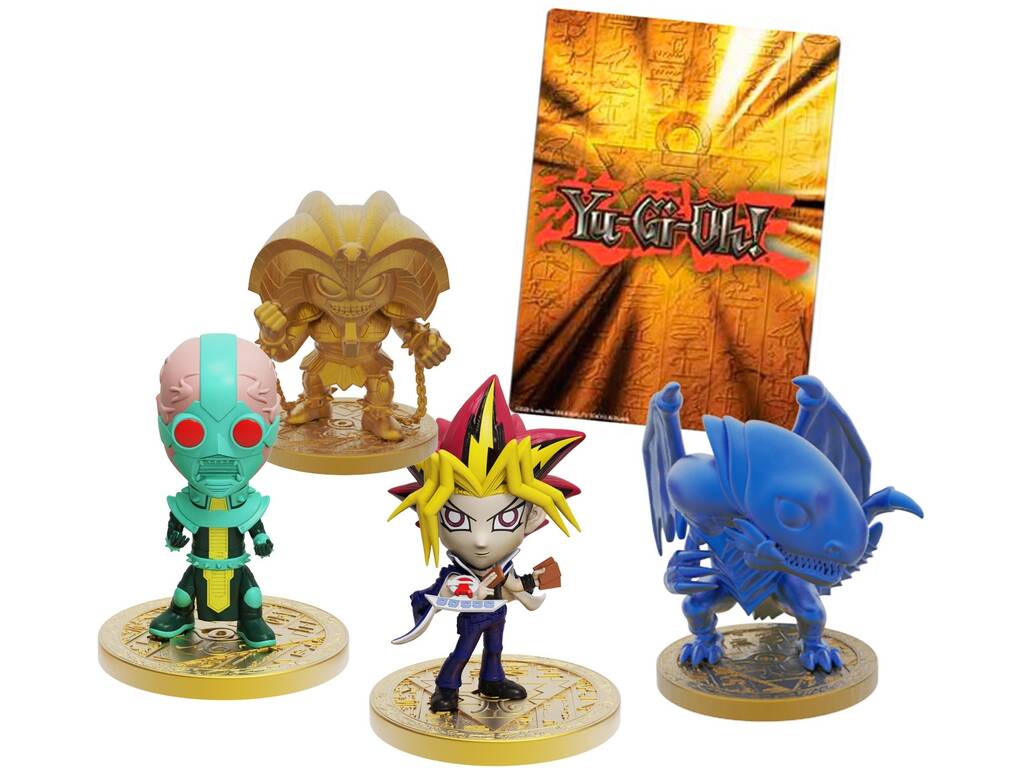 Yu-Gi-Oh Pack de 4 Figurines Bizak 64230274