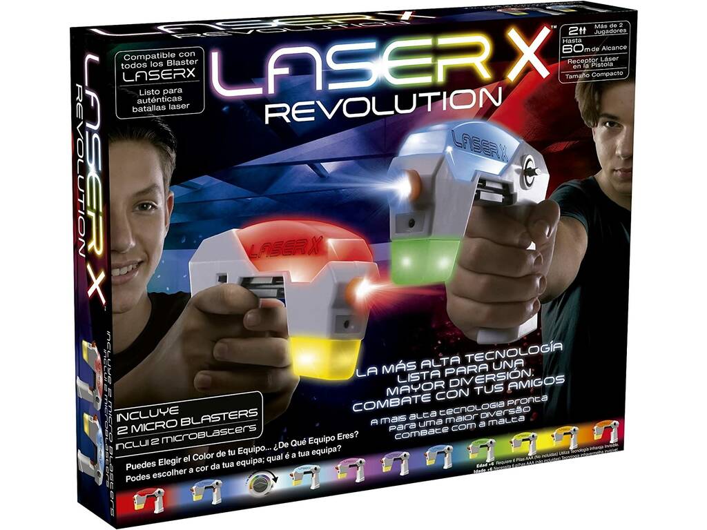 Laser X Revolution 2 Micro Blasters Bizak 62948168