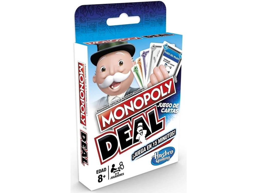 Monopoly Deal Jogo de Cartas Hasbro E3113