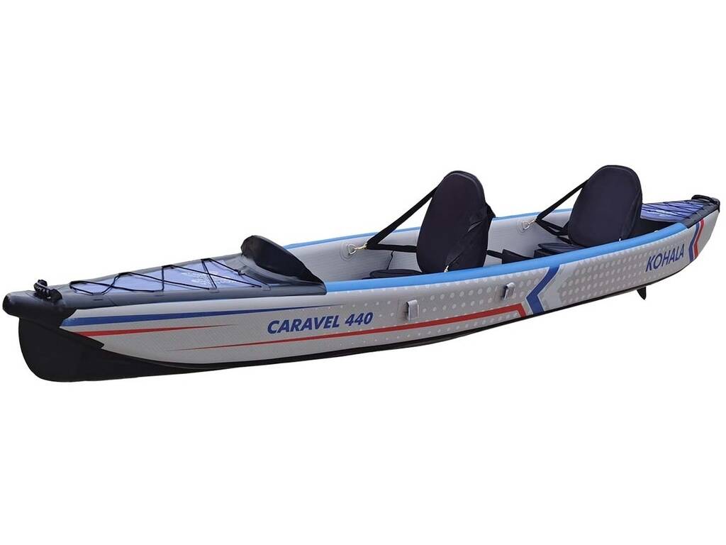 Kayak Inflável 2 Lugares Kohala Caravel 440 Dropstich 440 cm. Ociotrends KHD440