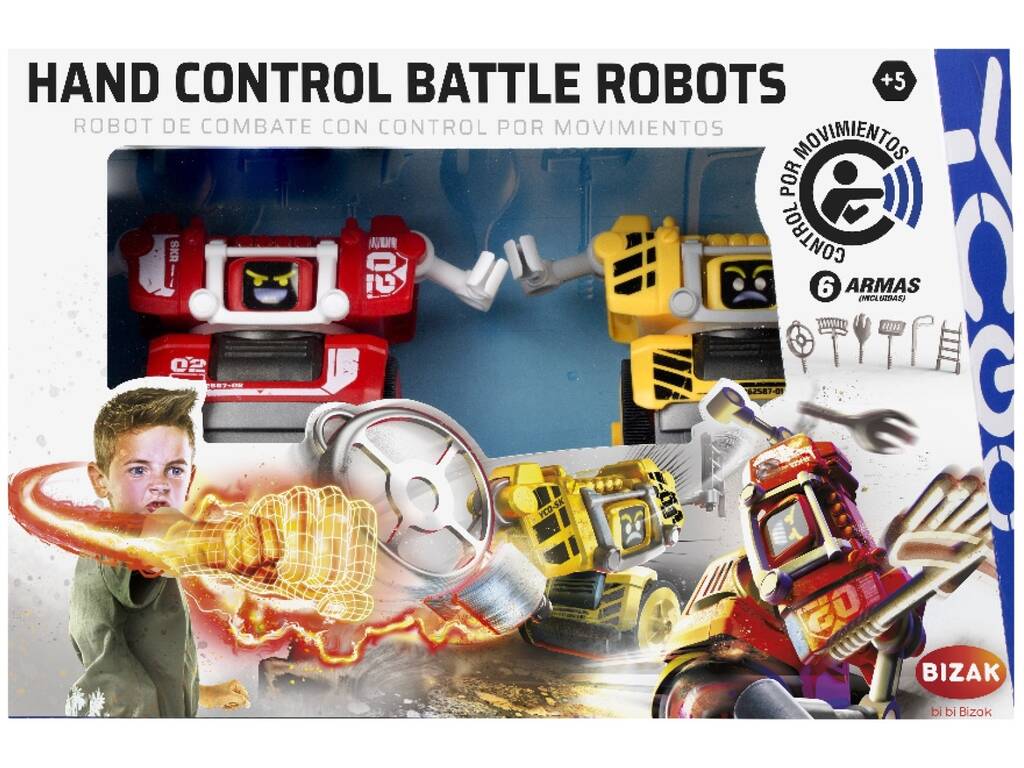 Hand Control Battle Robots Bizak 62008067