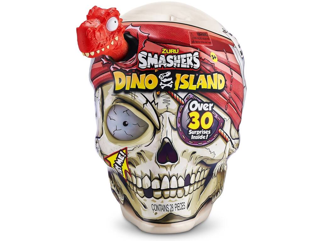 Smashers Dino Island Tête de mort Géante Bizak 62367488