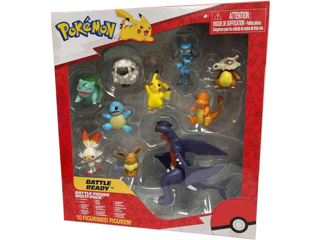 Pokémon Battle Ready Multipack 10 Figurines Bizak 63220244