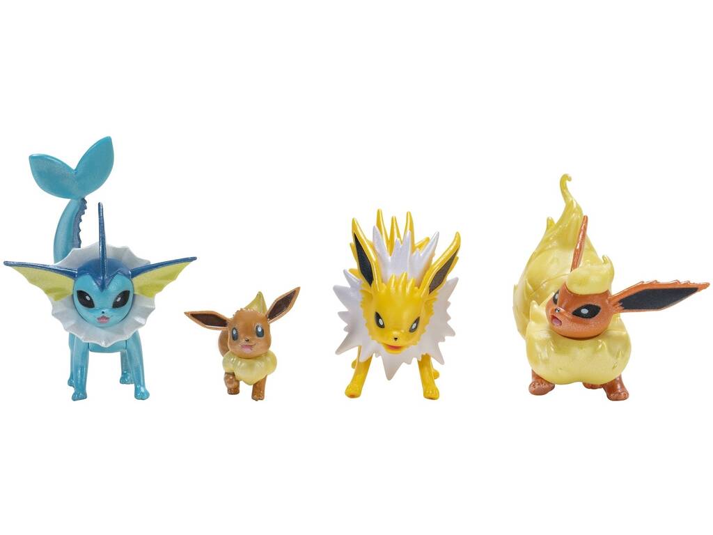 Pokémon Select Evolution Multipack Eeve 4 Figurines Bizak 63222837
