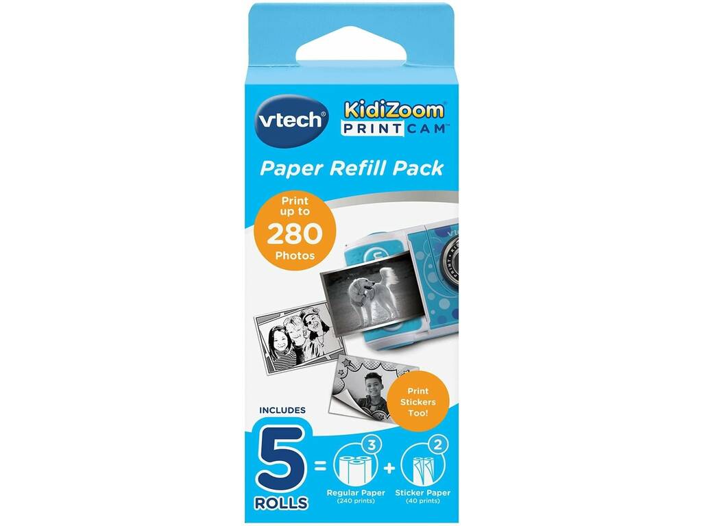 Kidizoom Print Cámara Pack 5 Rollos De Recambio