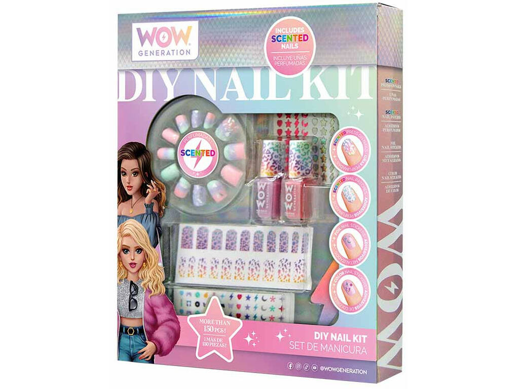 Set manicure con unghie profumate Wow Generation WOW00017