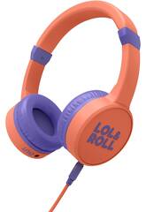 Fones de Ouvido Lol&Roll Pop Kids Headphones Orange Energy Sistem 45186