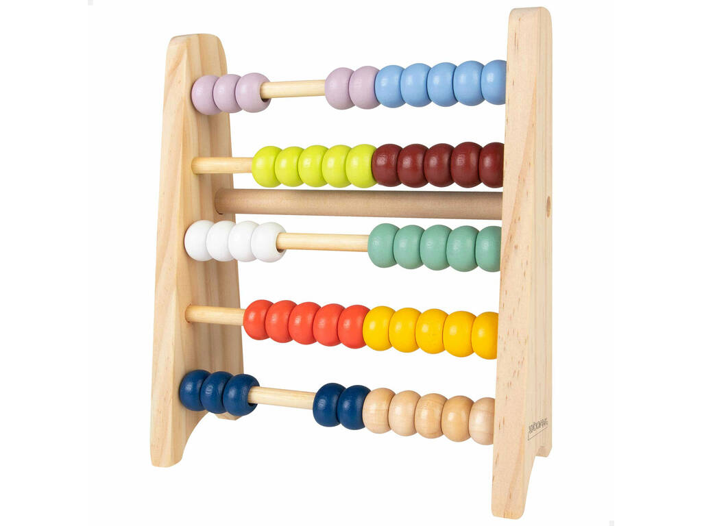 Abacus en bois éducatif Colour Baby 46460