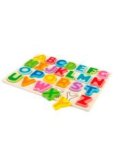 Buchstabenpuzzle aus Holz Color Baby 49343