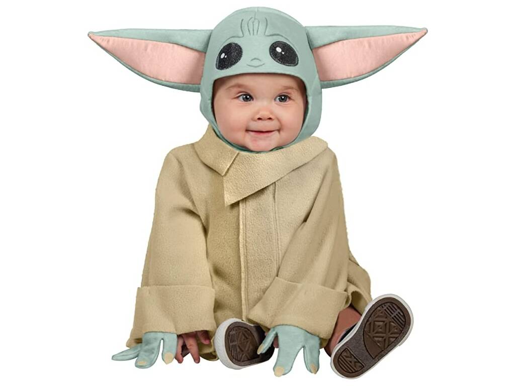 Baby Yoda Vorschulkostüm Größe T von Rubies 