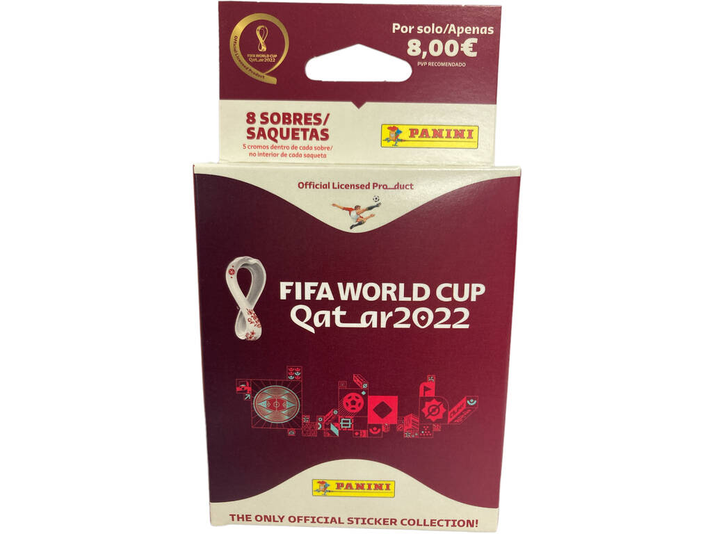 FIFA World Cup 2022 Ecoblister 8 Envelopes World Cup 2022 Panini