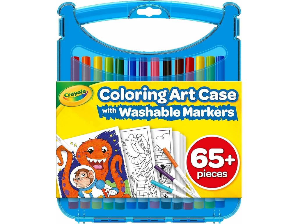 Crayola Supertips Marqueurs lavables Boîte de 65 pièces 04-0377