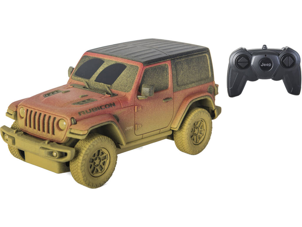Radio Control 1:24 Jeep Wrangler Rubicorn Muddy Version