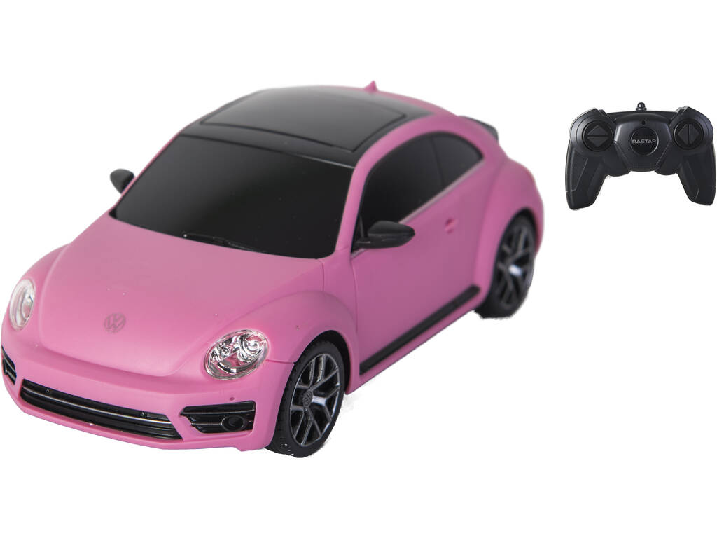Auto Radiocomandata 1:24 Volkswagen Beetle-UV Sensitive Collection Rosa