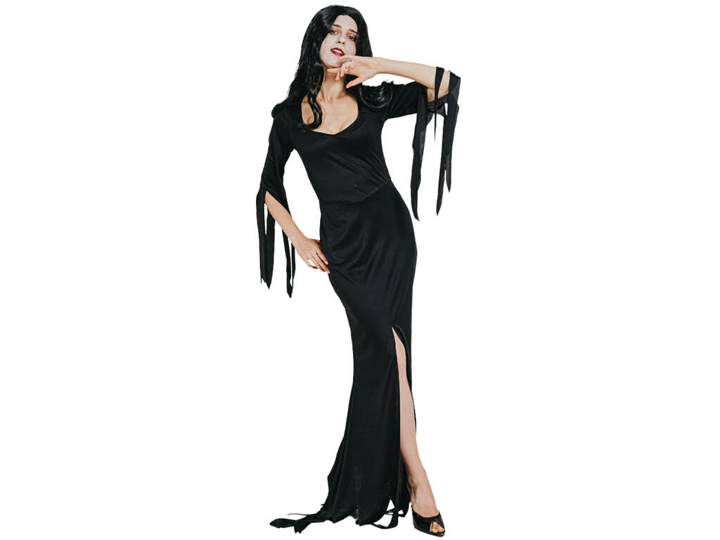 Fantasia Gothic Black Gown Mulher Tamanho M
