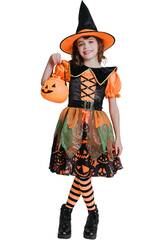 Costumi Bambini L Fairytale Pumpkin Witch