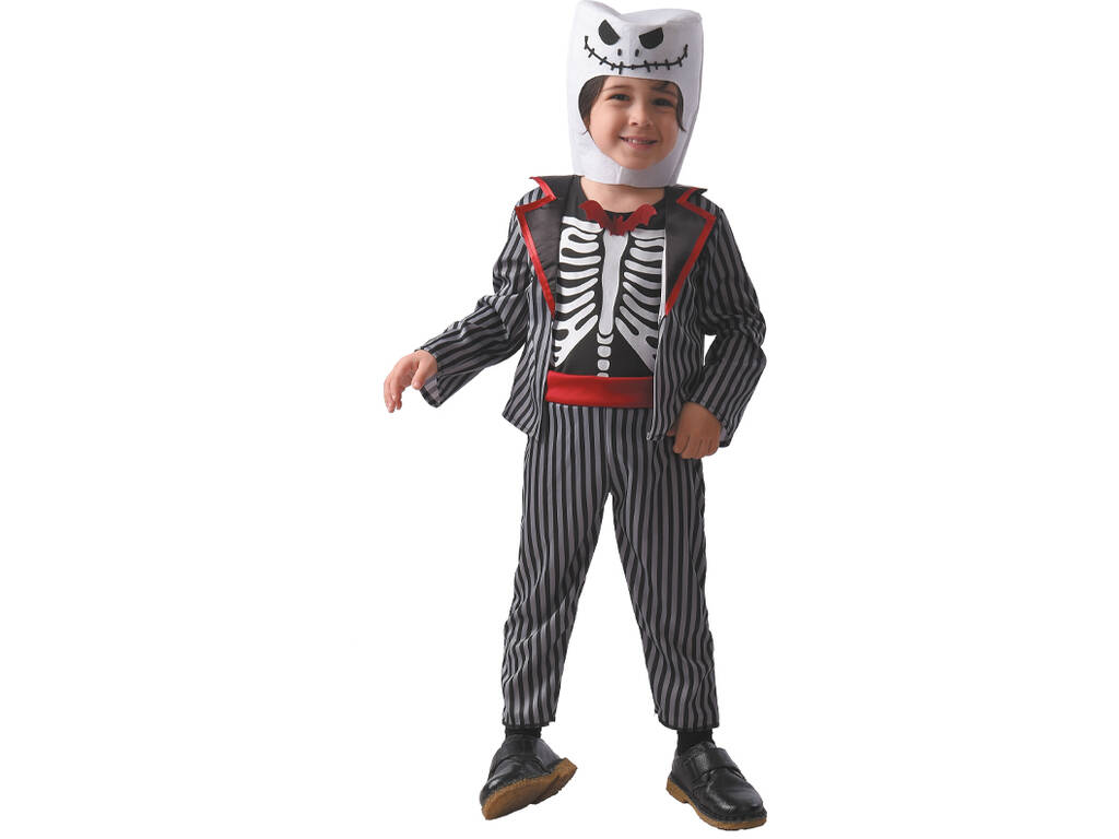 Skelett Anzug Baby Kostüm Größe S