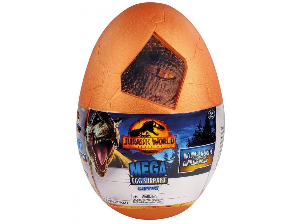 Jurassic World Dominion Mega Surprise Egg Toy Partner TJW3000