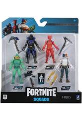 Fortnite Legendary Micro Series Squads Pack 4 Figuras Toy Partner FNT1120