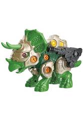 Dinobots Crea il tuo dinosauro Triceratopo con luci e suoni