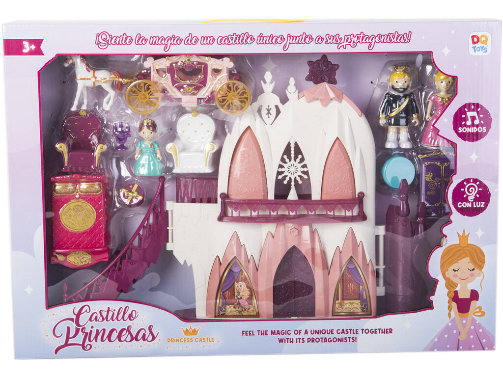 Chateau de Princesses Rose Lumières et Sons