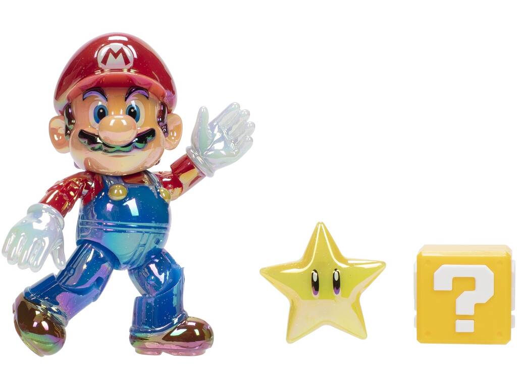Super Mario Figura Mario Poder Stellare Jakks 41059