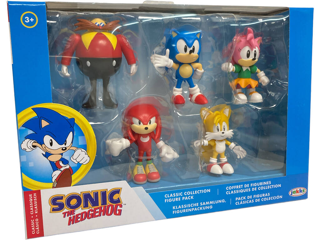 Sonic Pack de Figuras Clássicas de Colecção Jakks 414524