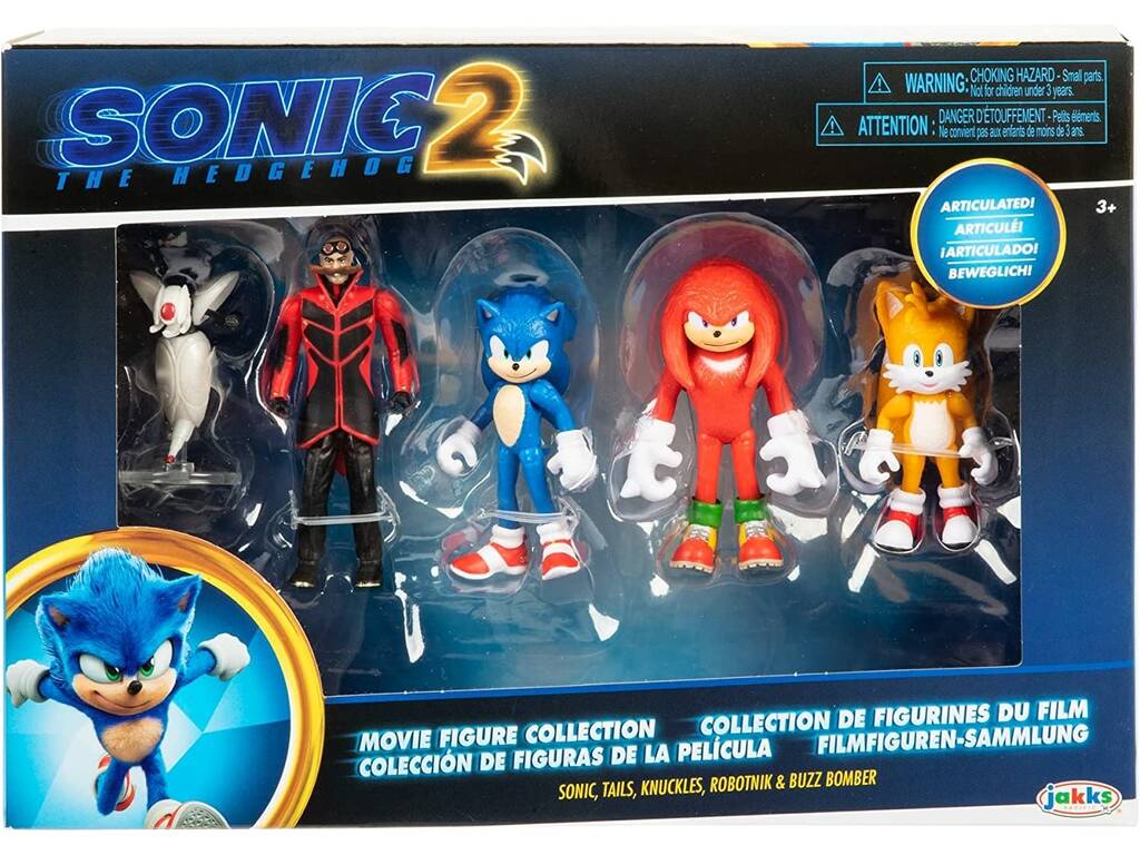 Sonic 2 Colecção de Figuras do Filme Jakks 412684