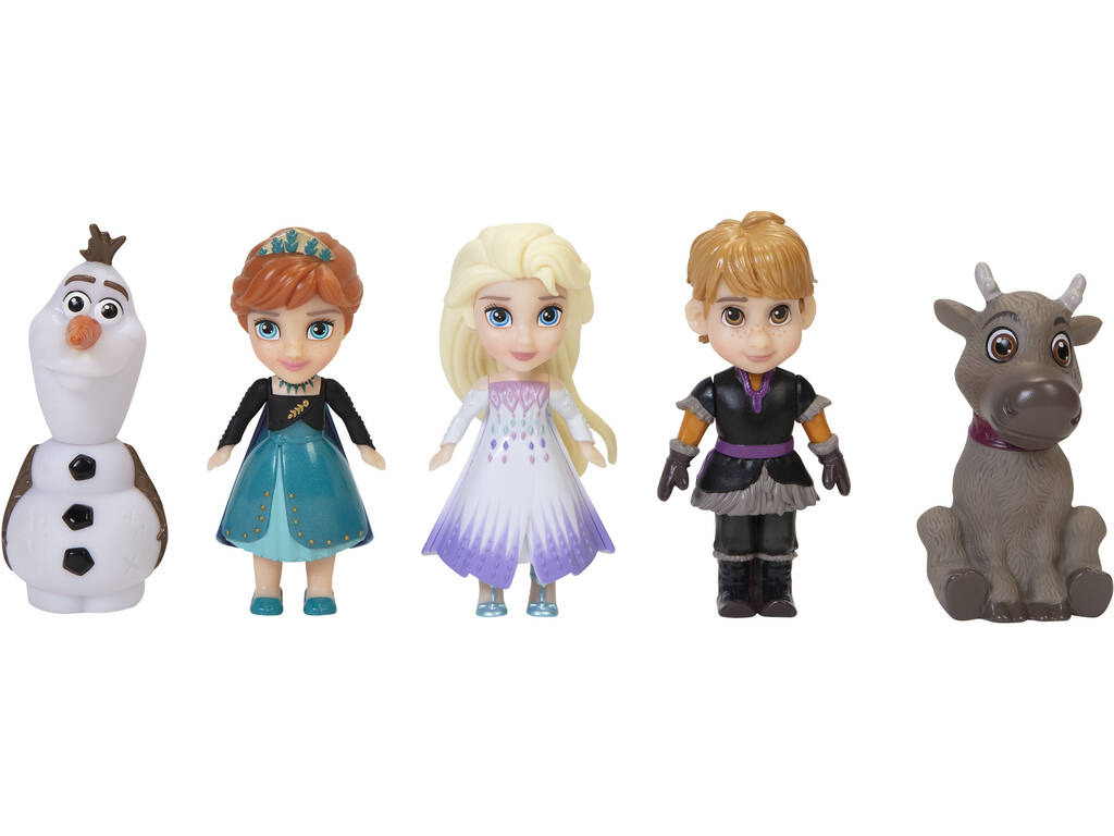 Disney Prinzessinnen Frozen 2 7 cm. Mini Toddler Geschenk Set 5 Stücke Jakks 21498