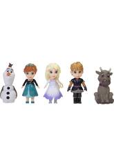 Princesse Disney Frozen 2 7 cm. Coffret cadeau Mini Toddler 5 pièces Jakks 21498