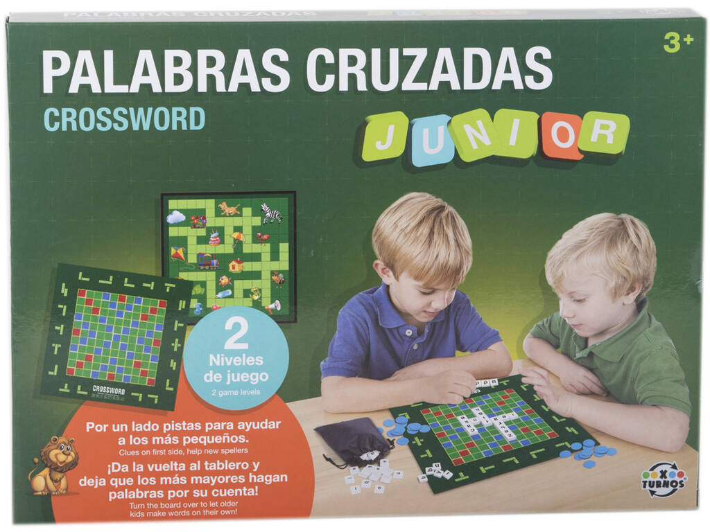 Jogo Tabuleiro Palavras Cruzadas Em Inglês Crosswords Junges