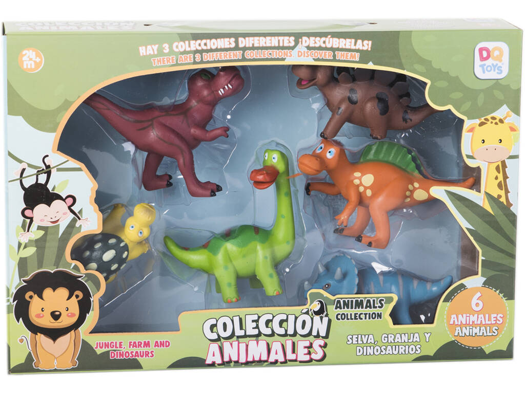 Ensemble de 6 dinosaures pour enfants