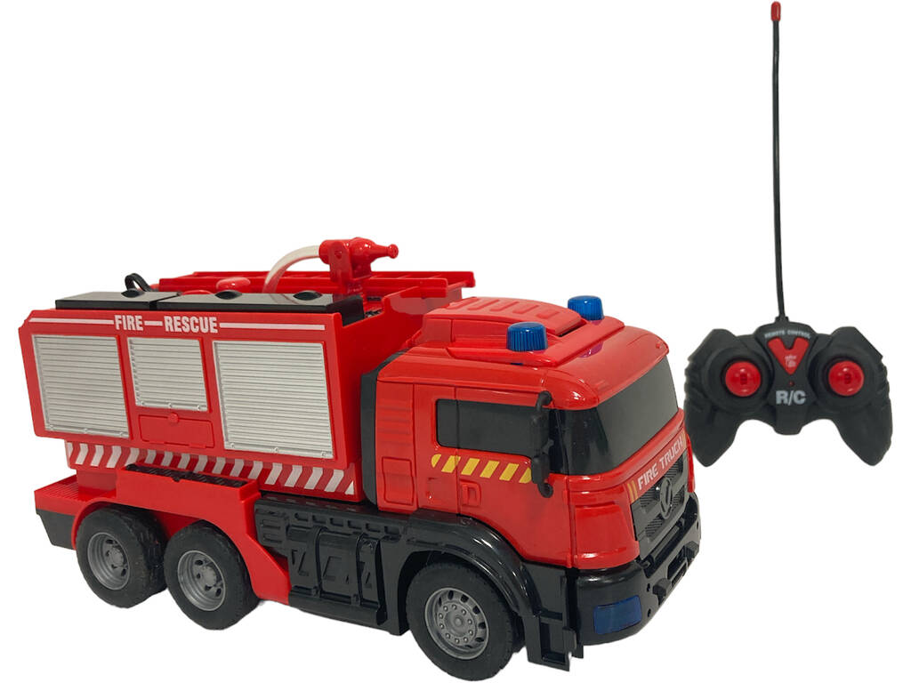 Radio Contrôle Robotcamion Pompiers Transformable