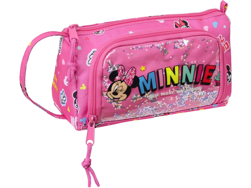 Minnie Mouse Lucky Federmäppchens mit aufklappbarer Tasche von Safta 412212917