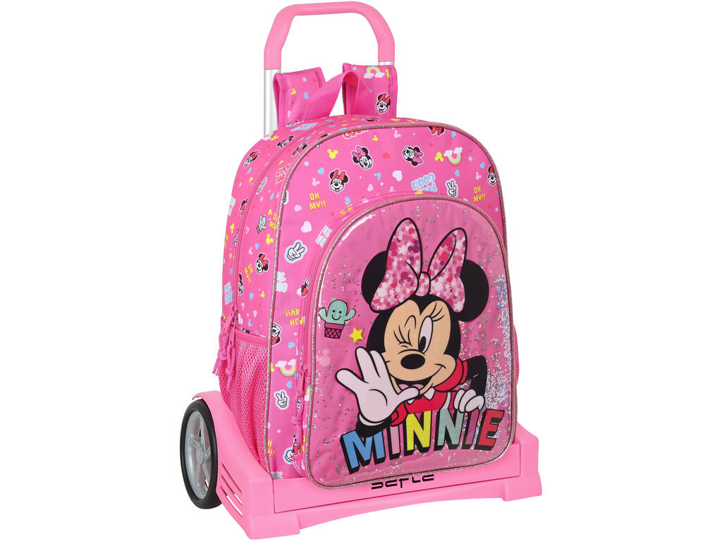 Zaino con trolley Evolution Minnie Mouse Lucky Safta 612212860