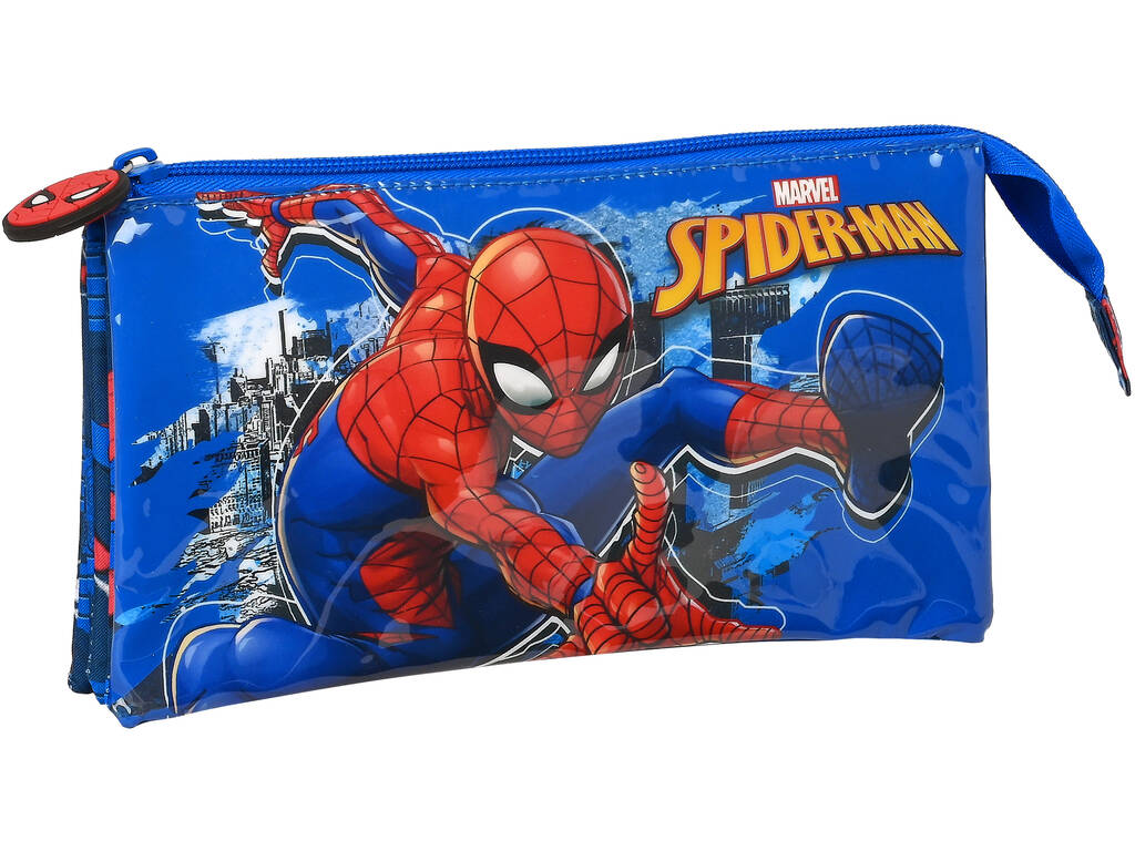 Spiderman Great Power Triple Federmäppchen von Safta 812243744